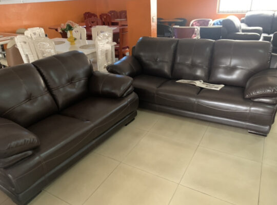 Brown sofa set