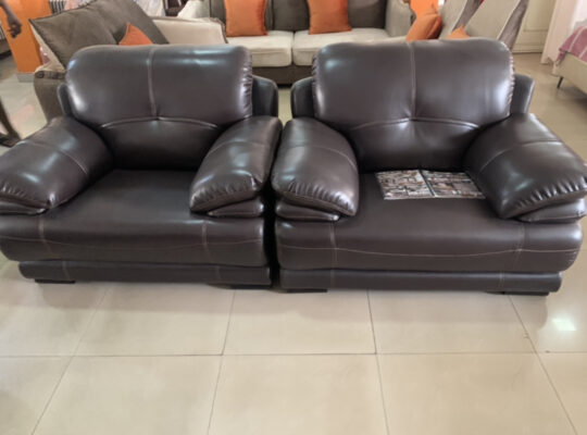 Brown sofa set