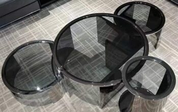 Glass center table